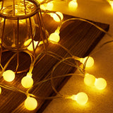 Guirlande lumineuse solaire LED, éclairage d'ambiance de camping en plein air, lumières de noël, lumières décoratives de jardin