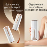 Épilateur lumière 15J 530-1200nm 990 000 flashs technologie de refroidissement saphir épilateur femme epilateur lumière pulsée