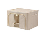 Rangement vetement 50x40x33cm sac rangement pour vêtements couette déménagement boîte rangement vêtements tissu coton et linblanc