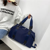 Sac de bagage de voyage de fitness pour femmes sac de rangement léger de grande capacité sac de séparation portable sec et humide