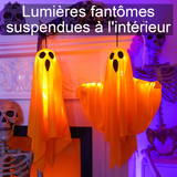 Lampe d'halloween 50x40cm poignée flexible sécurité basse tension facile à utiliser décorations décorations murales LED orange
