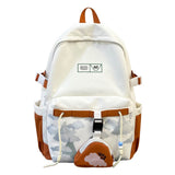 Sac à dos scolaire 44x32x15cm sens avancé de la campus student schoolbag simple large capacity travel backpack trend orange cartable