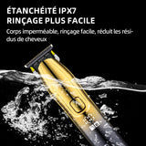 Tondeuse équipée 4 hauteurs de coupe de 1 à 7mm tondeuse électrique rechargeable avec ecran LED tondeuse barbe et cheveux hommes