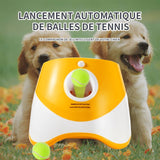 Lanceur automatique de 25.1cmx27.1cmx21.4cm lanceur de lanceur de balles pour animaux de compagnie jouet d'entraînement pour chien