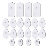 Electrode 20pcs patch autocollant réutilisable pour stimulateur électrique TENS epaississant et collant patchs électrostimulateur