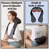 Masseur de cou électrique massage avec 2 modes réglables de massage pour détendez muscles des épaules et cou cadeaux pour famille