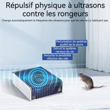 Ultrason souris et rats 9,7x12,2cm 25000-50000hz sans fil répulsif ultrasons pour rongeurs répulsif à ultrasons ultrasons rats