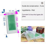 papier épilatoire 12 comprimés Sur toute la surface Pratique Cire Froide Visage Doux pour la peau Longue durée Tissu non tissé