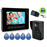 Sonnette de porte visuelle 9" écran tactile sonnette vidéo connectée multifonctionnelle sonnette Full HD avec vision nocturne