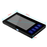Sonnette filaire couleur 7 pouces HD interphone bâtiment sonnette intelligente villa ensemble de vidéosurveillance portier