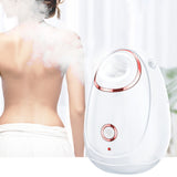 Humidificateur facial réservoir d'eau de 180 ml brumisation rapide 30 secondes pulvérisation chaude à 45 degrés petit portable