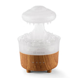 Humidificateur d'huile essentielle de bureau avec goutte d'eau pour l'aromathérapie, volume de brume et lumière de nuit colorée