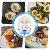 Cuiseur à œU.S double couche multifonctionnel cuisson pour 1 à 7 œU.S cuisiner et cuire à la vapeur 2 en 1 bateau à vapeur