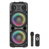 Enceinte Bluetooth Puissant d'extérieur 20W 3600MAH 32.3x3.3x77.5cm Avec Microphone Phantom Light Télécommande Support TF Card