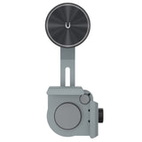 Support telephone voiture 15.9x6.8cm support voiture grand écran avec anneau d'aspiration magnétique réglage rotatif et télescopique