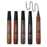 rayon à sourcils à quatre pointes 5 g 11,5x2cm 5 couleurs Facile à appliquer Résistant à l'eau et aux bavures Couleur longue tenue