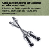 Barre d'haltères 120 cm diamètre 5 cm barre Zhiao fitness à domicile haltérophilie longue surface d'haltères chromée portant 70 kg