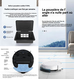 Robot aspirateur 3 en 1 2000 Pa Forte Aspiration charge USB poils d'animaux détection obstacles intelligent chargeur domestique