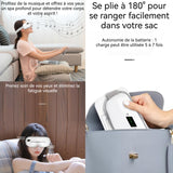 Masseur oculaire 2 heures d'autonomie 180 degrés pliable Paquet de chaleur de massage intelligent Portable oculaires masseur