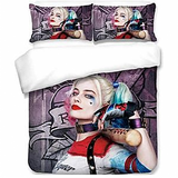 Sets Housse de Couette 135x200cm Enfants Adultes Housse de Couette Ensemble de literie en Microfibre 3D Housse de couette Cartoon
