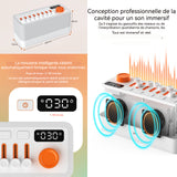 Haut-parleur bluetooth avec lumières colorées rgb machine à bruit blanc aide relaxation avce 8 sons combiné réglable apaisants
