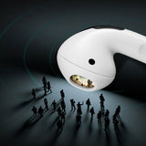 Ecouteurs bluetooth sans fil 500mah bluetooth 5.0 écran numérique led contrôle tactile par empreinte digitale réduction du bruit