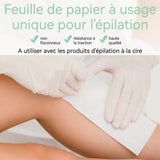 bande de cire froide dépilatoire 12 comprimés pour tout le corps Pratique, doux pour la peau durable non tissé Cire Froide Visage