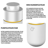 Humidificateur USB mini humidificateur 3w conception silencieuse capacité du réservoir d'eau 200ml atomisation 70x148mm blanc ivoire