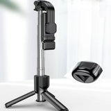 Téléphone portable beauté bureau pliant bluetooth selfie bâton lumière de remplissage mini vibrato portable trépied en direct