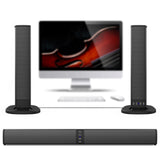 Barre de son pour TVQuatre haut-parleurs 5W 49x5x5xcm basse profonde canaux profonde canaux son stéréo télécommande bluetooth