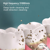 5 en 1 Mini fil dentaire  Smart Electric  Têtes de brosse remplaçables  Nettoyage buccal   Détartrage  Blanchiment des dents