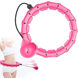 Hula hoop 24 sections hula hoop cerceau avec boule poids cerceau sport intelligent réglable Smart Cerceau de Fitness pour Débutants