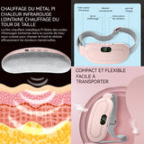 Ceinture de palais chaude 50-60 degrés celsius 3 niveaux de température et 4 niveaux de massage machine ceinture masseur de ventre