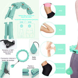 Hula hoop 24 sections hula hoop cerceau avec boule poids cerceau sport intelligent réglable et amovible Smart Cerceau de Fitness