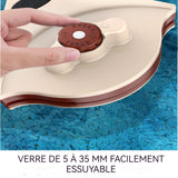 Nettoyeur de vitres magnétique double face 5 à 25mm 5 niveaux réglage lave-vitre electrique avec 106 coffrets cadeaux et 2m corde