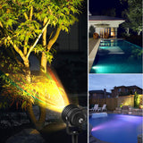 2 Pack 10W RGB prise de sol lumière IP65 extérieur étanche paysage projecteur  LED projecteur jardin étanche lumière de jardin