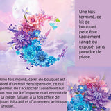 Kit de construction de bouquet de fleur avec 934 blocs blocs de construction de fleur construction de fleurs peut être accroché