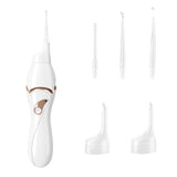 Otoscope oreille 3,5 x 16cm avec 5 tailles différentes de cuillères auriculaires cure-oreille électrique avec lumière LED blanc