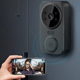 Sonnette vidéo réseau sans fil 2.4G déclenchée par la sonnette caméra vidéo à sonnette sans fil sonnette camera rechargeabilité