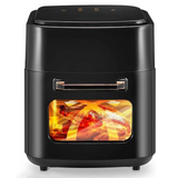 Air Fryer 15 litres1400W Commandes tactiles intelligentes Sûr et fiable Utiliser plusieurs scénarios Friteuse à air chaud Noir