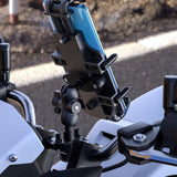 Support de téléphone portable de moto antichoc vélo électrique vélo ride navigation support étanche snap - in nylon matériel