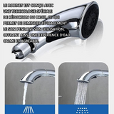 Robinet 32cm hauteur rétractable mitigeur de douche de salle de bain robinet élévateur à double mode robinet de lavabo domestique
