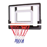 Panier de basket 84x60cm  taille du panneau de basket montage mural  panneau de basket suspendu avec vis plaque d'acier PVC noir