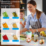 Machine sous vide pour bouteille portable scelleuse sous vide scelleuse sous vide mason à bouche large et à bouche régulière