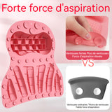 Oreiller de baignoire silicone étanche avec ventouse coussin bain pour baignoire doux facile nettoyer avec massage antidérapant