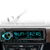 Bluetooth voiture radio lecteur MP3 voiture double USB charge rapide contrôle carré sept couleurs lumières voiture MP3
