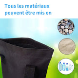 8 pièces Sac sable de fixation de tente en tissu Oxford 50x20cm Sac de sable imperméable pour la fixation la tente Sac de poids