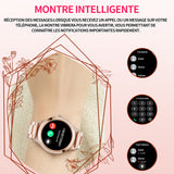Montre intelligente 150mah 1.19 Pouces montre connectée femme homme montre de sport appels numérotation montre sport connectée