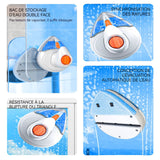Nettoyeur de vitres magnétique double face 10-40mm 10 niveaux réglage sortie d'eau automatique 73 coffrets cadeaux lave-vitre