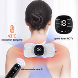 Masseur cervical 10h de endurance masseur d'épaules et de cou portable à usage domestique température constante de 43 degrés celsius